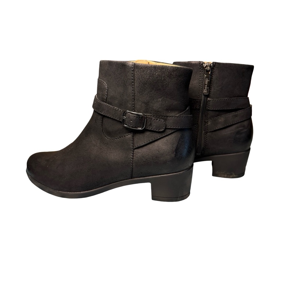 Dansko Black Leather Ankle Boots Size 39 - Picture 3 of 8